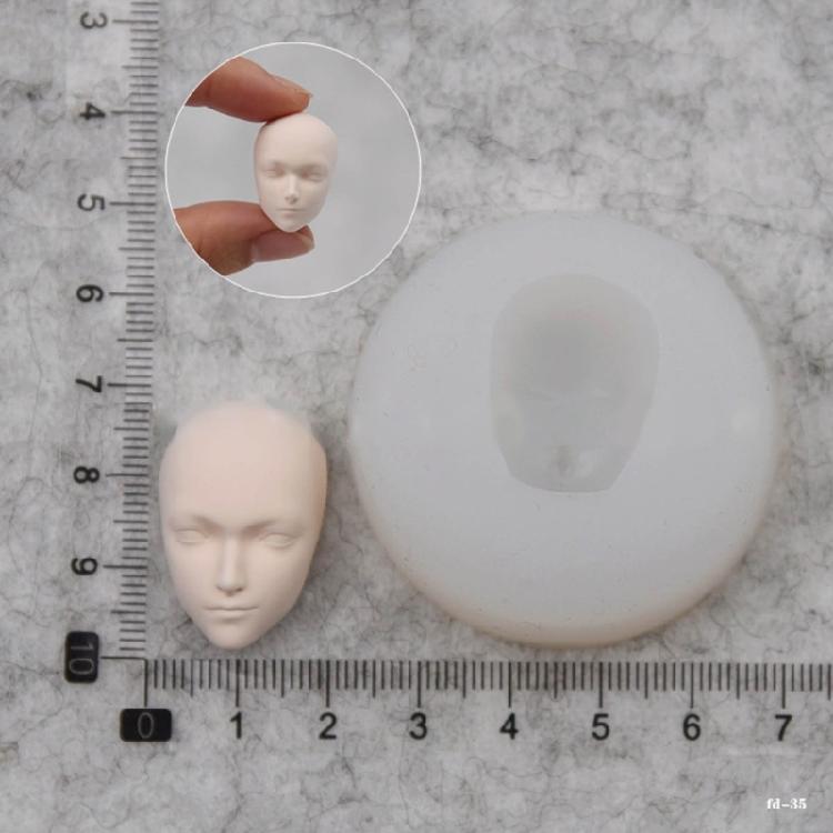 Baby Head Mould Clay Resin Mould for Making Cake Fondant Decorations