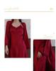 Ice Silk Long Sleeve Extra Long Robe with Chest Pad & Camisole Nightdress for Women