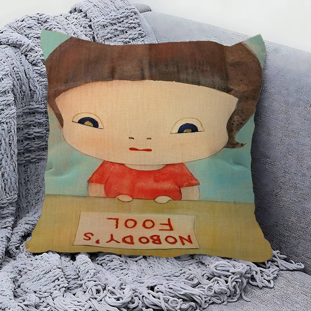 Yoshitomo Nara Dream Doll Stitch Lucky Dragon pillow cover sofa cushion cover home room decoration children gift