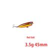 Zig-Zag Surface Popper Minnow Lure 3.5g 4.5cm for Bass Fishing
