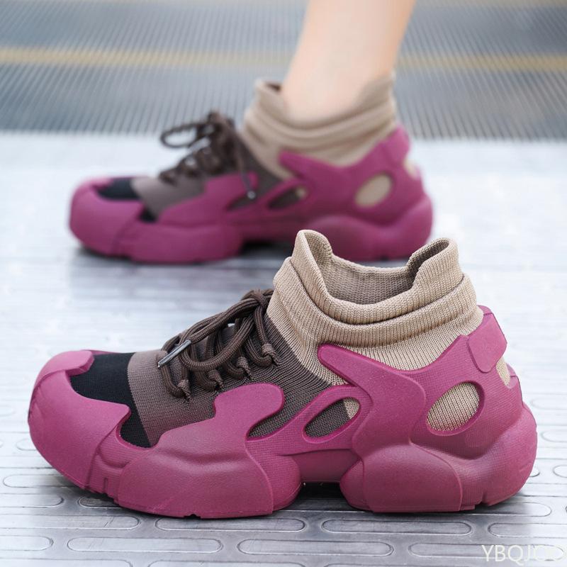Lightweight Breathable Color Blocking comfort women shoes Women's Casual Sports Shoes Fashionable versatile leisure sneakers