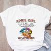 Tshirt Unisex Aprilmayjunejulyaugustseptember Girl Graphic Print T Shirt Femme Rainbow Sexy Lips Tshirt Female Tops