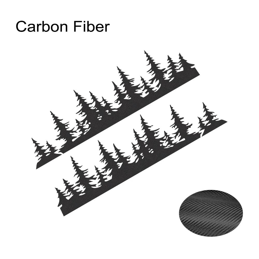 

2PCS Car Door Side Decor Stickers For Jeep Wrangler JK JL TJ YJ Dense Forest Graphics Vinyl PVC Decals Auto Tuning Accessories 125x33cm