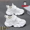 Bobodou 2026 Girls' Sports Running Shoes - Breathable Mesh, All-Season Sneakers for Middle and Big Kids, White