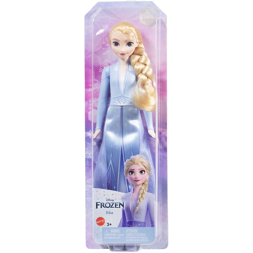 Mattel Disney Frozen Elsa Doll 2 Dress-Up Toy 100th Anniversary Celebration Ages 3+