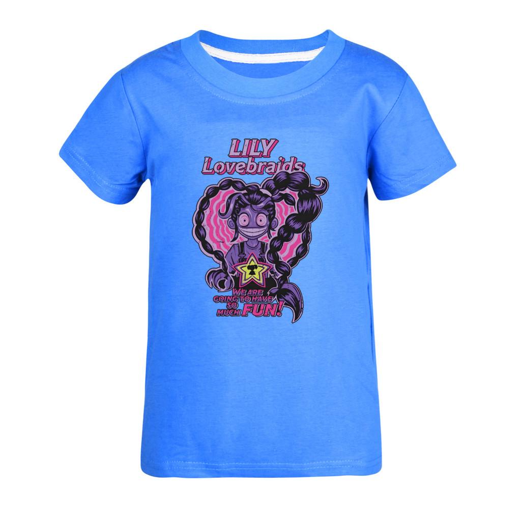 5581 Multi-Color Girls Lily Lovebraids Short Sleeves T-Shirt