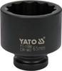IMPACT SOCKET 1"""" 12 ANGLE 65mm FOR HUBS / YT-11990 / YATO
