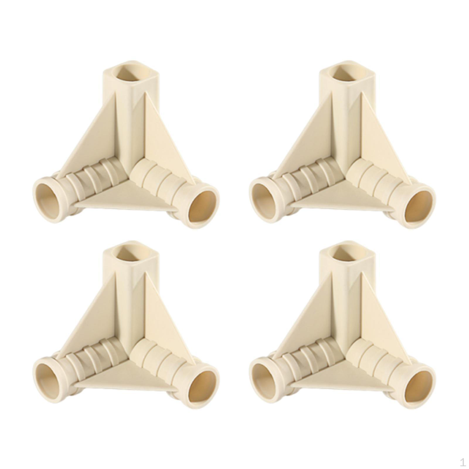 

Комплект из 4 высокоэффективных соединителей для дуг палатки, практичные, простые в установке и замене, для выращивания на открытом воздухе Height 6.1cm