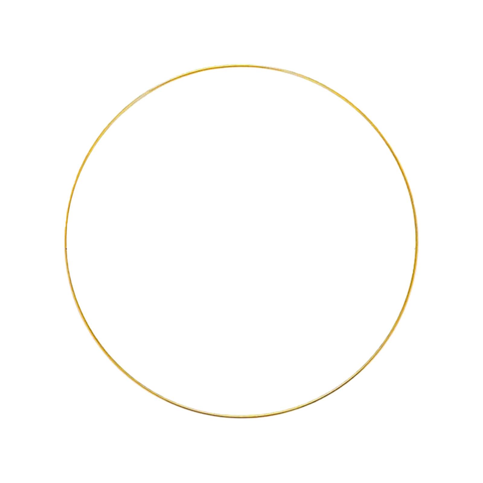 

12 Кольцо для цветов, обруч для венка, прочный железный каркас, обруч для цветов для свадебного украшения, ловец снов, DIY проект для рукоделия золотой