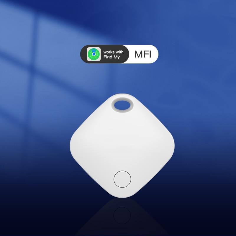 Smart Bluetooth GPS Tracker Works with Find My APP Anti Lose Reminder Device for Iphone Tag Replacement Locator MFI Rated