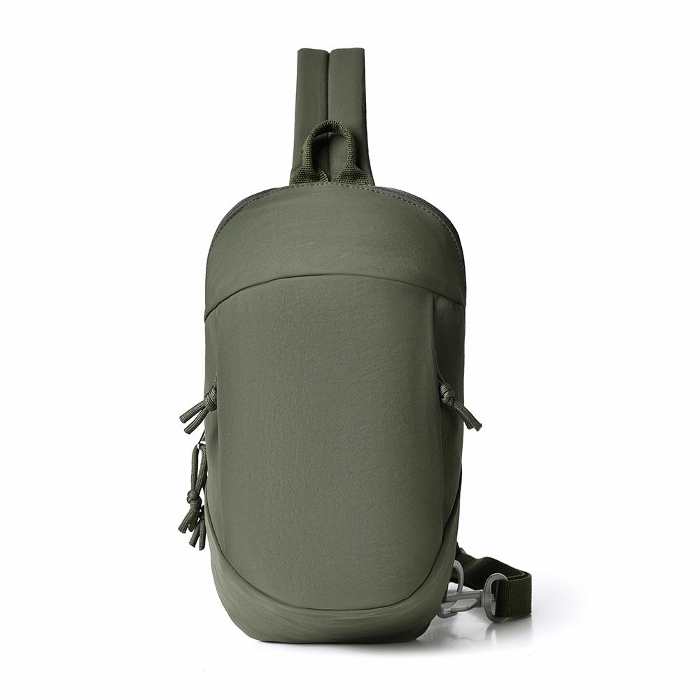 Large-Capacity Unisex Casual Chest Bag Anti-Skimming RFID Men's Shoulder Bag Lightweight Nylon Women's Crossbody Bag