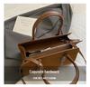 2025 Autumn Retro High-End Women's Single Shoulder Crossbody Bag, Lazy Style Boston Handbag