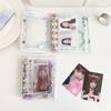 Kawaii Print Mini Binder Notebook M5 Size Pocket Notepads Diy Po Album Postcards Collect