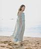 Aiseugadeuneiogongpal Off-Shoulder Chiffon Dress_Seafoam Green