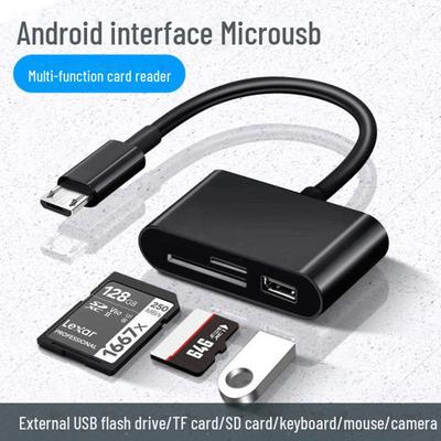 Typ-C-Kartenleser: Multifunktions-OTG 2.0 für Android, Mobiltelefone, Computer, SD-Karten und USB-Sticks.