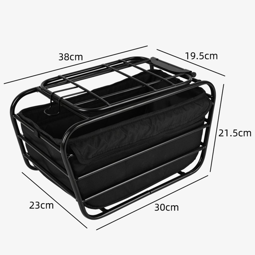 Fahrrad Hinterkorb Stabiler Fahrradkorb mit Wasserdichter Innentasche für Outdoor-Reisen Transport von Lebensmitteln Haustieren Fahrrädern Tägliche Fahrten