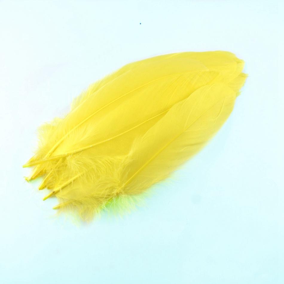 50Pcs Natural Goose Feathers Plume Craft DIY Royal Blue Feather Wedding Party Plumas Jewelry Making Decor Accessories 13-18CM