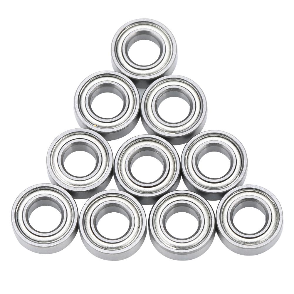 10 Pcs MR105zz Chrome Steel Mini Ball Bearing 6000 RPM Wear Resistant Accessories for 3D Printer