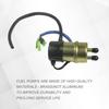 Electric Fuel Pump 12v (8mm In/Outlet) Compatible with Kawasaki Mule 3000 3010 3020 2520 2500 2510 1000 Repalce 49040-1055 KAF620 KF620