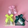 50pcs, Multi-Color Bow Tie Cute Transparent Nylon Elegant Ribbon Bag,Gift Packaging Bag, Luxury Jewelry Bag,Mesh Bag,Candle Bag