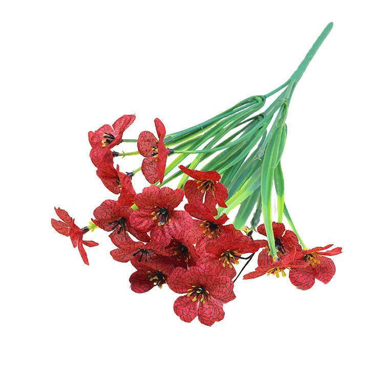 Incana Matthiola Fake Flowers Plastic Plants For Garden And Decoration Wedding