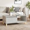  Coffee Table, Concrete Grey, 90x50x36.5 Cm