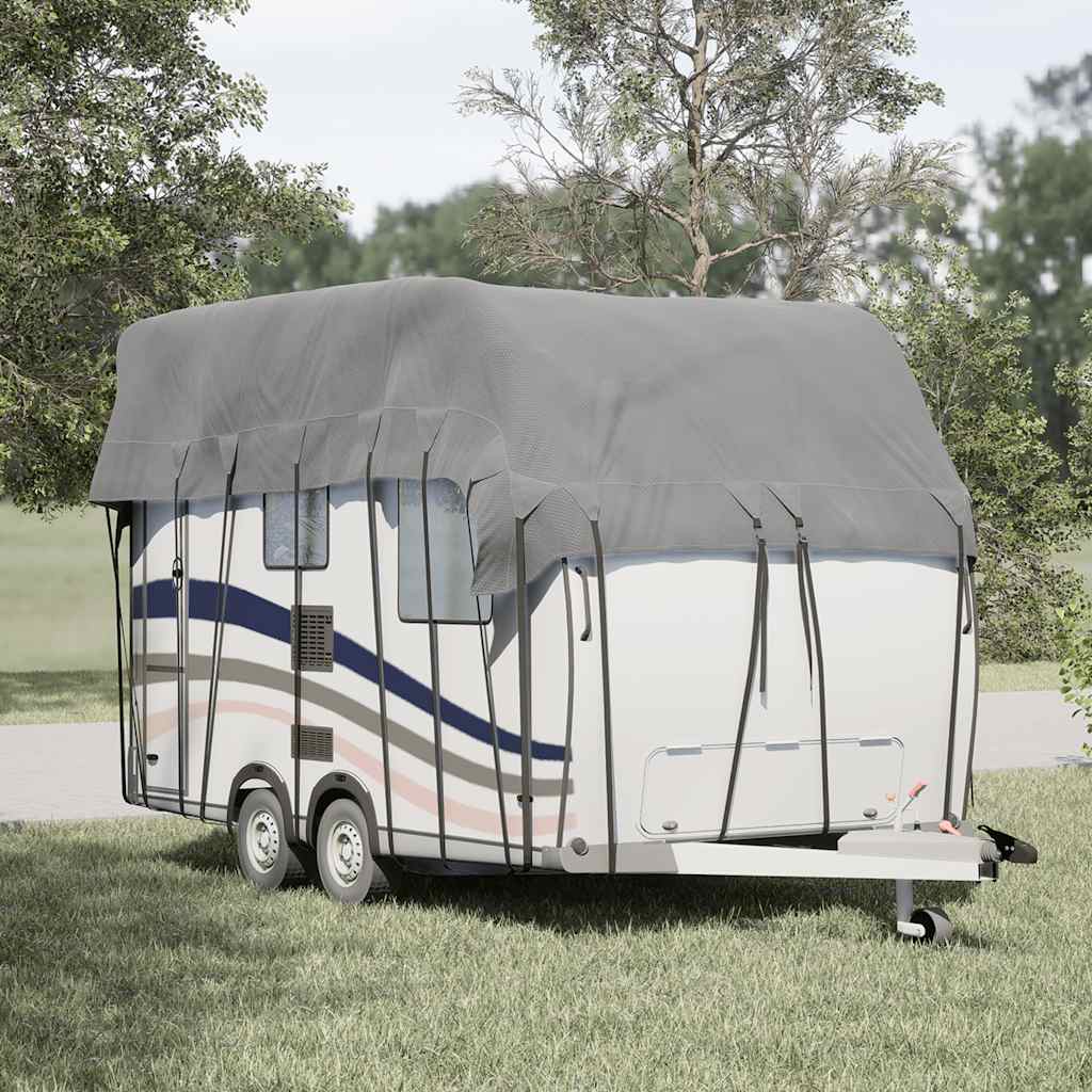 RV Roof Cover Gray 500 x 300 cm Non Woven Fabric