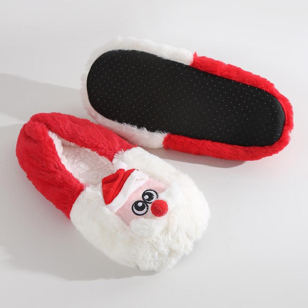 Cozy Santa Claus Non-Slip Winter Socks: Thickened, Velvet-Lined, Soft Sole for Autumn & Winter