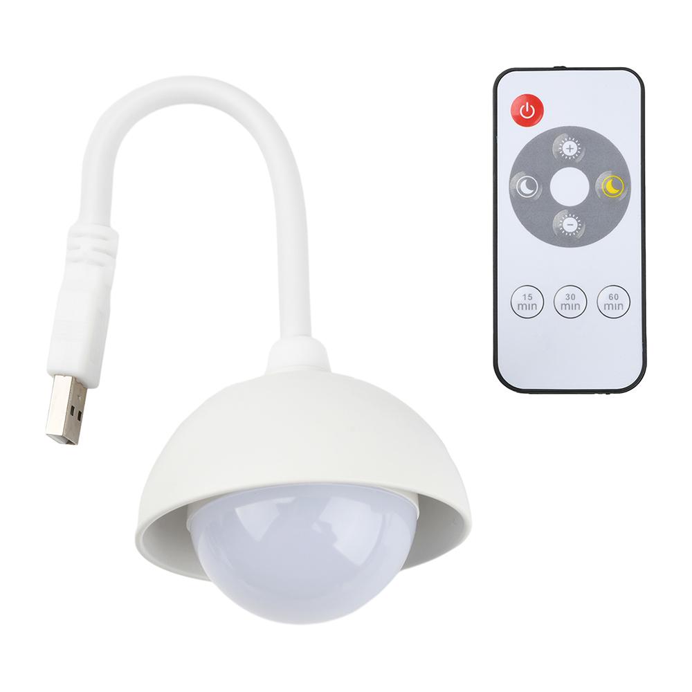 DC 5V USB Plug-in Smart Bedroom Night Light Lamp Remote Touch Switch LED Bedside Lamp Remote Control
