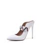 New Luxury Naked Pumps Women High Heels12cm Thin Heels Pointed Toe Patent Leather Woman Shoes Professional Shoes Size 47