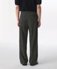 MUSINSA STANDARD [Cooltandard] Real Wide Hidden Banding Slacks [Dusty Khaki]