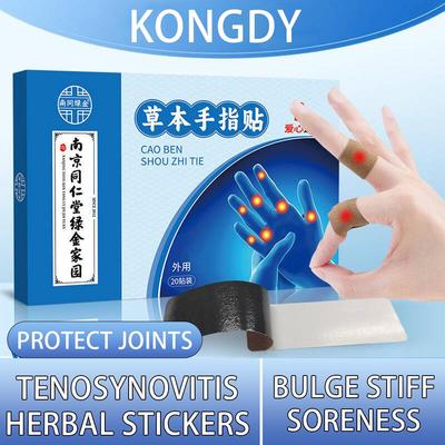 Plaster To Relieve Joint Pain, Care, Therapy for Relieving Swelling of the Thumbs with Gouty
