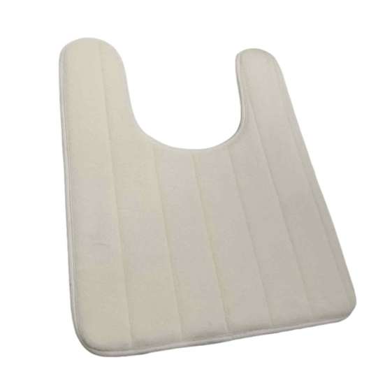 U Şeklinde Zemin Matı Aşınmaya Dayanıklı Kaymaz Süper Su Emici Kolay Temizlenir Hızlı Kuruyan Banyo Tuvalet Matı