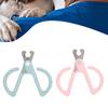Pet Nail Clipper Scissors Claw Cutter Trimmer for Cat Puppy Grooming Tool Green and Pink(Pink Green )