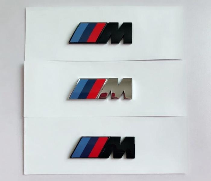 MM LOGO Spatbord Embleem Badge Achterklep Badge Voor BMW E36 E39 E46 E60 E90 E90 F01 F10 F30 G01 G20 G21 G30 G11 F15 X5 X3 M Sport ie2