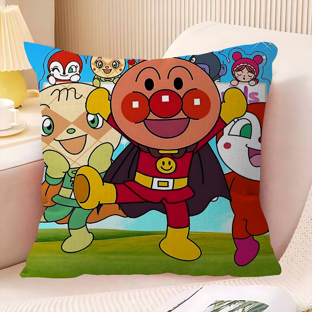 Classic Anime AAnpanmans Pillowcase Toon Gift Cushion Cover Bedroom Home Sofa Chair Seat Decor Pillow Case