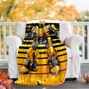 Bumblebee Printed Throw Blanket—lightweight,soft,warm;versatile Blanket for All Seasons—perfect As &air-conditioning Throw,nap Blanket