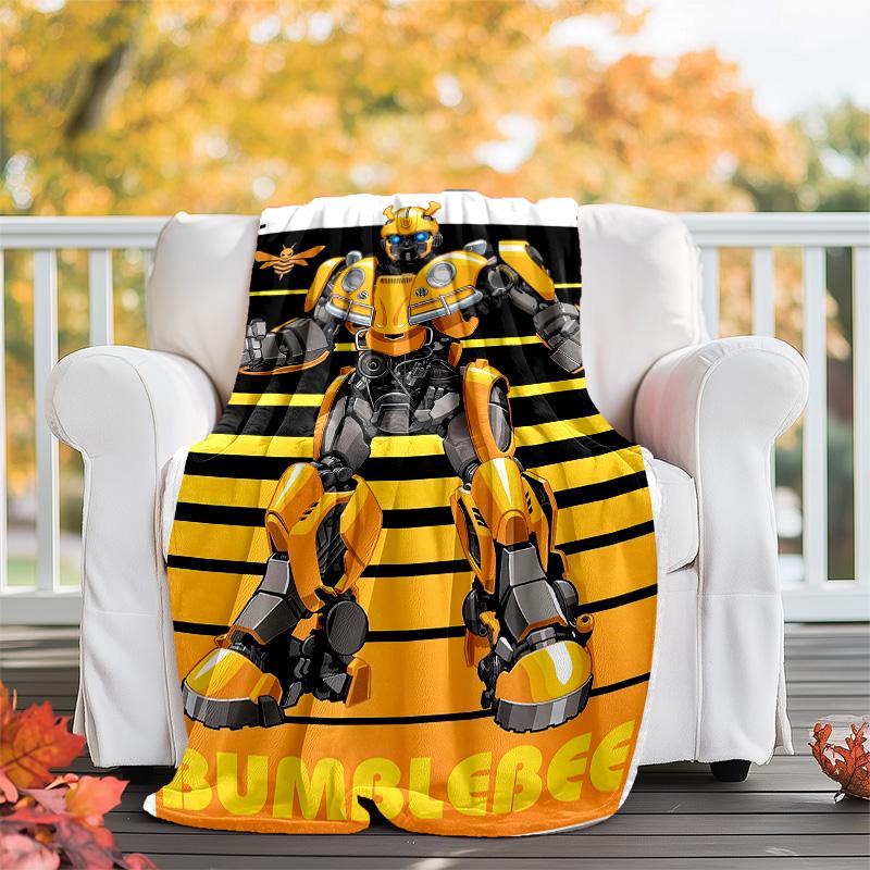 Bumblebee Printed Throw Blanket—lightweight,soft,warm;versatile Blanket for All Seasons—perfect As &air-conditioning Throw,nap Blanket