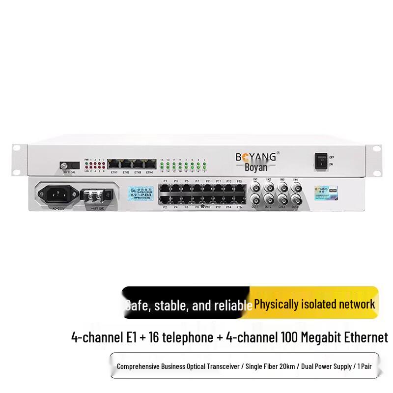 BOYANG Multi-Service E1 Optical Transceiver