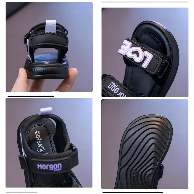 Neue Sommer-Sandalen für Mädchen - Modische Sport-Strandsandalen für Jugendliche mit offenen Zehen, weicher Sohle & Prinzessinnen-Stil