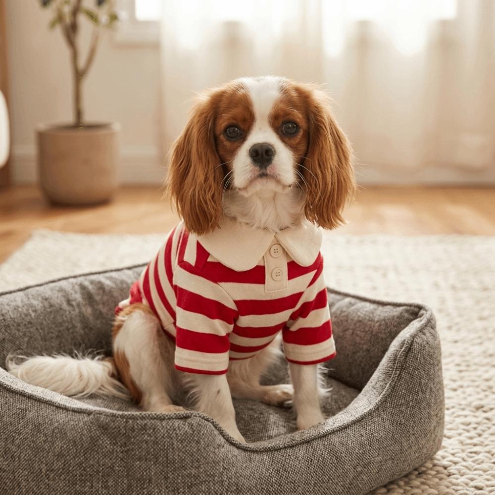 Soft Fabric Small Dog Clothes Shirt Puppy Daily Wear Dog Casual Apparel  Small Breed Puppies