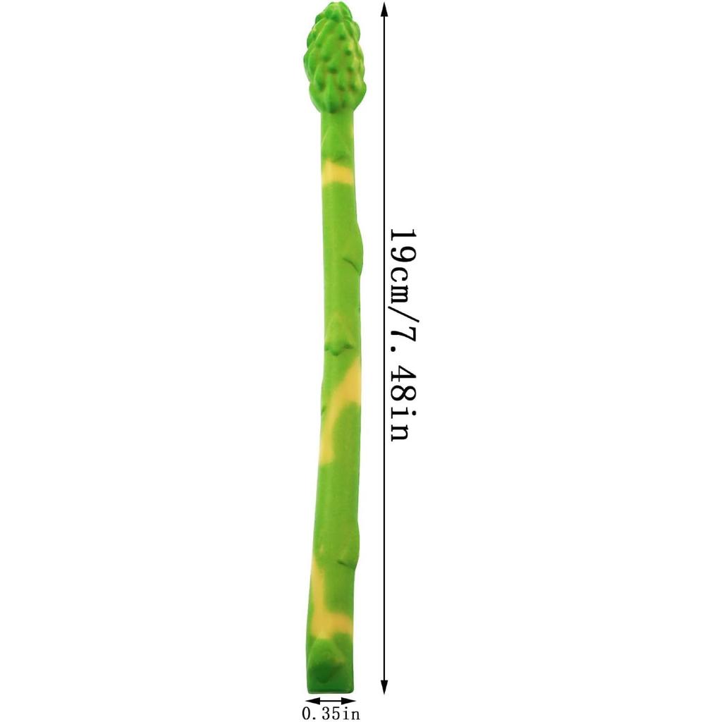 6PCS Artificial Asparagus Home Party Plastic Vegetable Decoration Supermarket Window Display Props Model Used for Photography Props Dining Halls Food
