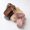 0-5Y Baby Boys Girls Cotton Socks Newborn Toddlers Knee High Socks With Bows Warm Autumn Winter Girls Tights Leg Warmer