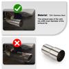 51mm-76mm 57mm-76mm 5 Step Reducer Adapter Intake Pipe Connection Stainless Steel Exhaust Reducer Connector Pipe Tube OD