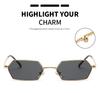 Protective Glasses Fashion Polygon Sunglasses Metal Small Frame Multi Color Mirror Sun Glasses Female Casual Eyewear UV400
