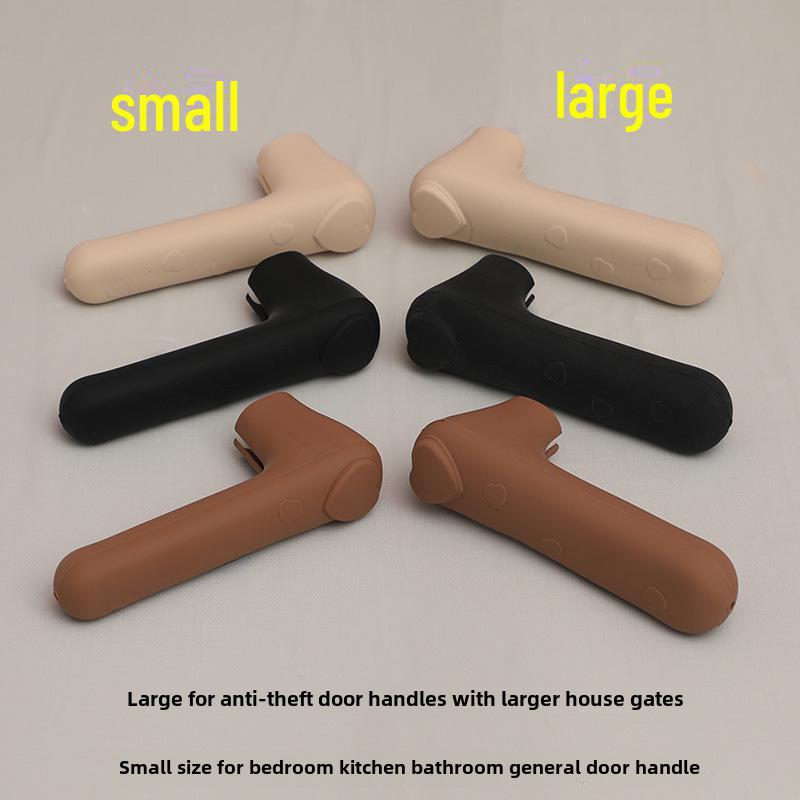 Cartoon Silicone Winter Anti-Static Door Handle Protective Cover