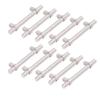 10Pcs Steel Cabinet Pulls 201 Stainless Steel Hollow Modern Design Durable High Hardness Widely Used Metal Drawer Pulls