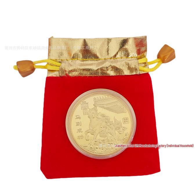 

Year of the Horse Commemorative Coin in Red Lucky Envelope - Classic Collection Gift Box for Business & Everyday Gifting Single