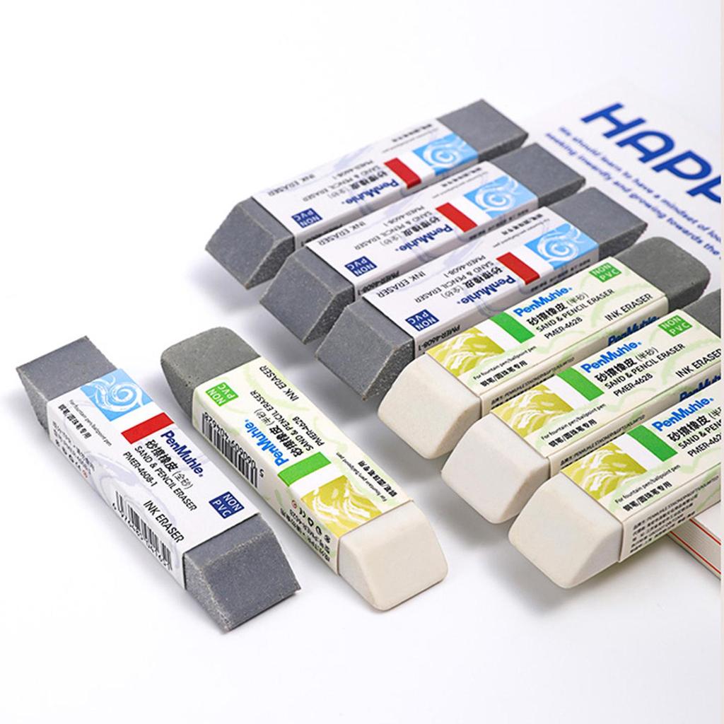 UK Frosted Dual-Use Pen Eraser for Ballpoint, Gel, and Fountain Pen Marks