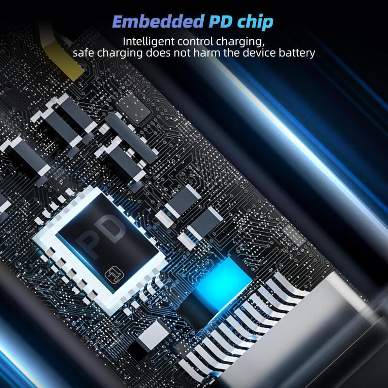 HdoorLink Transparent PD240W USB4.0 40Gbps Type C To C Adapter 8K@60Hz 5A Fast Charging Adapter for Iphone 16 15 14 Mac Pro Samsung Galaxy